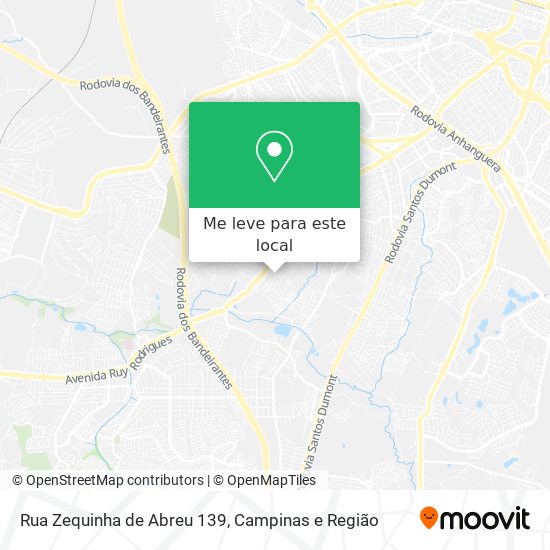 Rua Zequinha de Abreu 139 mapa