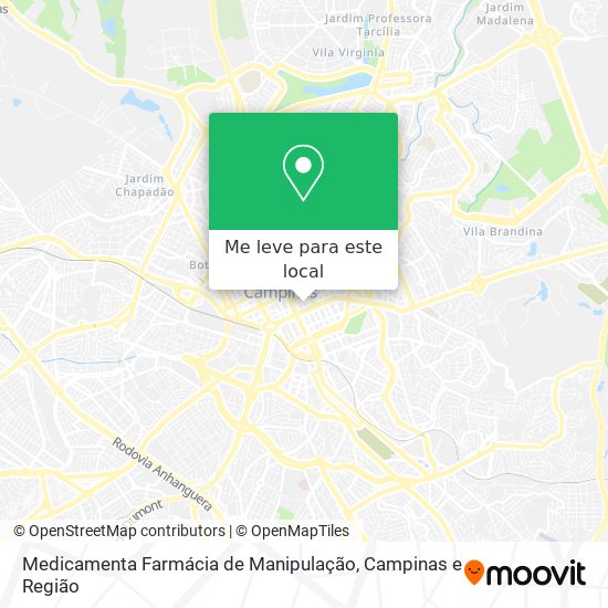 Medicamenta Farmácia de Manipulação mapa