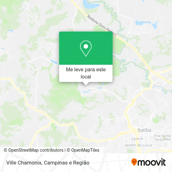 Ville Chamonix mapa