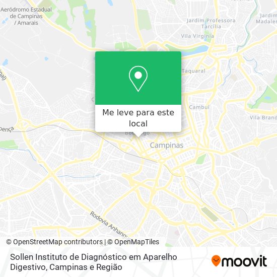 Sollen Instituto de Diagnóstico em Aparelho Digestivo mapa