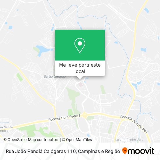 Rua João Pandiá Calógeras 110 mapa