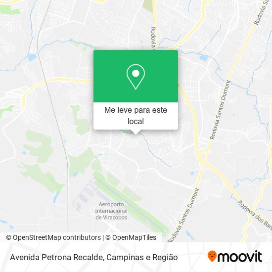 Avenida Petrona Recalde mapa