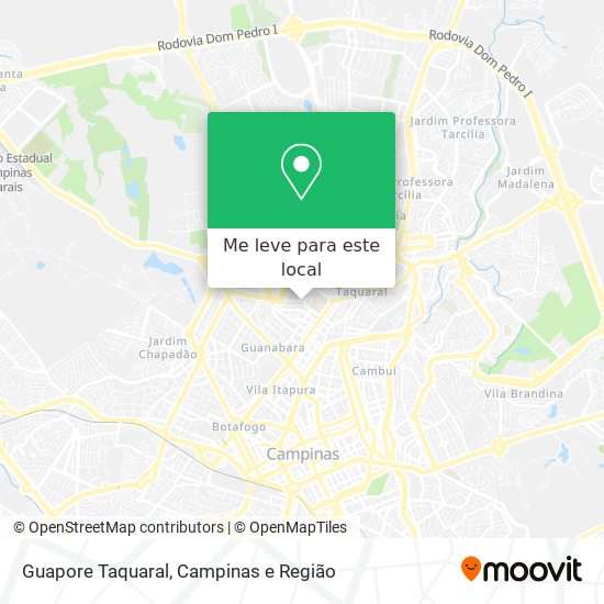 Guapore Taquaral mapa