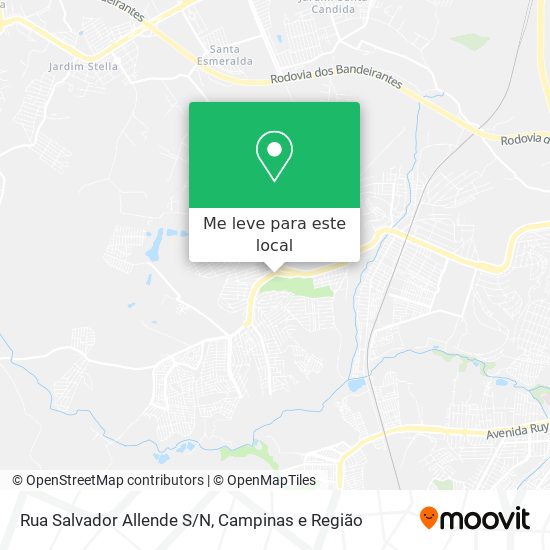Rua Salvador Allende S/N mapa