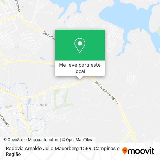 Rodovia Arnaldo Júlio Mauerberg 1589 mapa