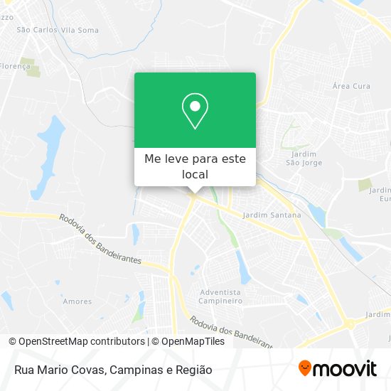 Rua Mario Covas mapa