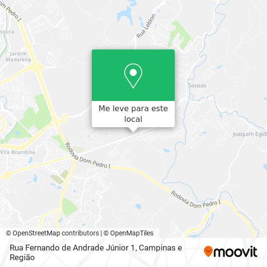 Rua Fernando de Andrade Júnior 1 mapa