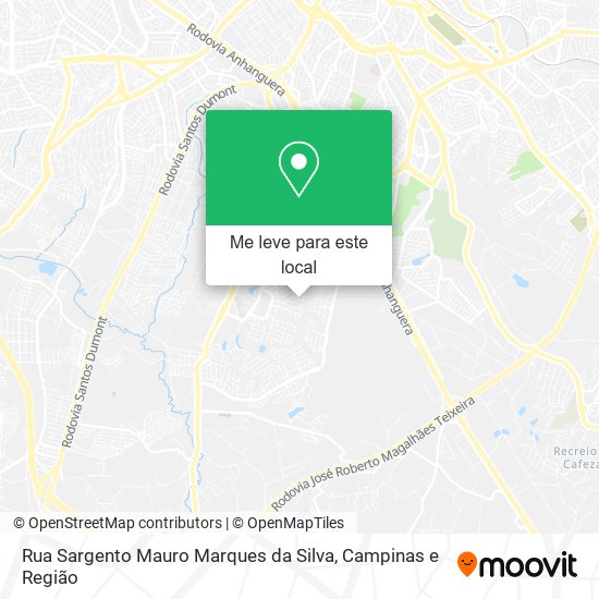 Rua Sargento Mauro Marques da Silva mapa