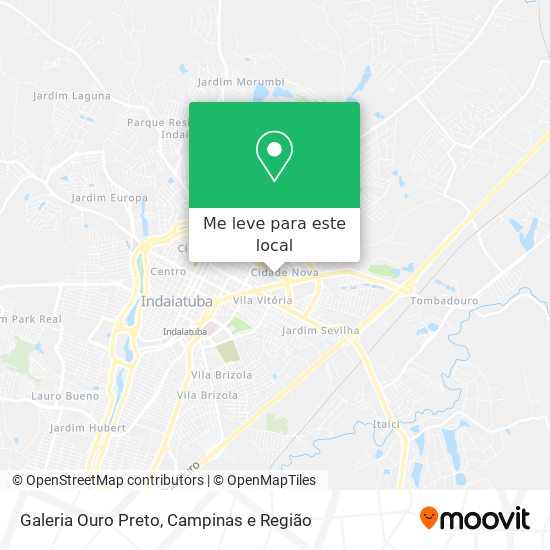 Galeria Ouro Preto mapa