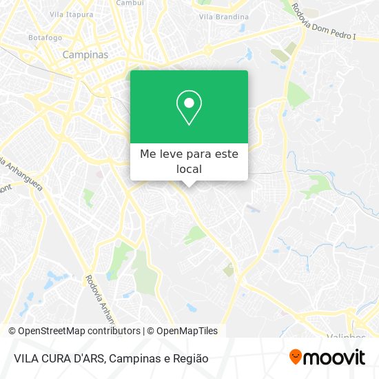 VILA CURA D'ARS mapa