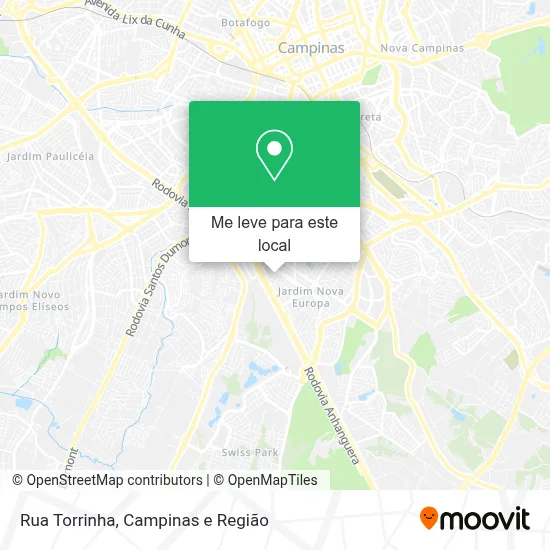 Rua Torrinha mapa