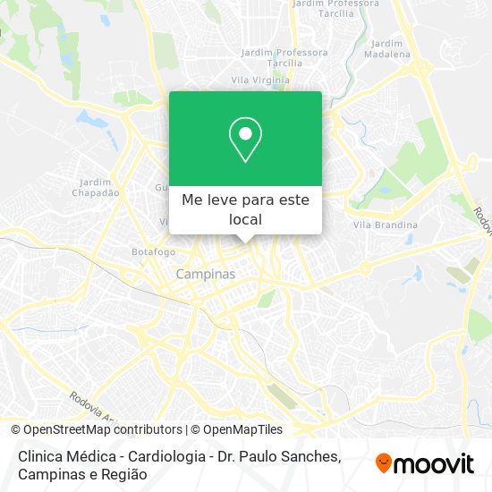 Clinica Médica - Cardiologia - Dr. Paulo Sanches mapa