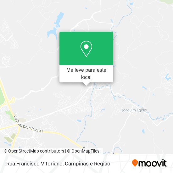 Rua Francisco Vitóriano mapa