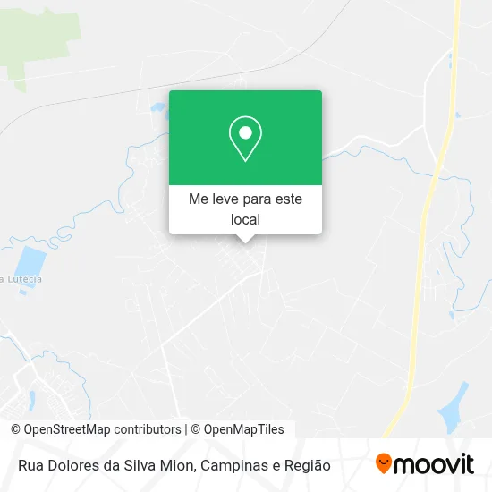 Rua Dolores da Silva Mion mapa