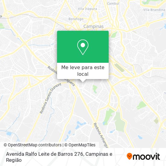 Avenida Ralfo Leite de Barros 276 mapa