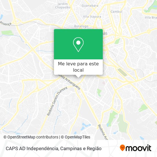 CAPS AD Independência mapa