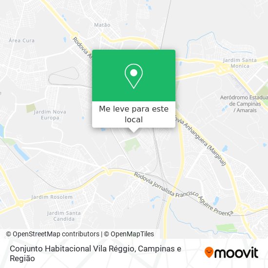 Conjunto Habitacional Vila Réggio mapa