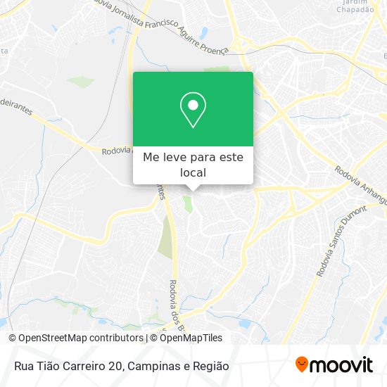 Rua Tião Carreiro 20 mapa