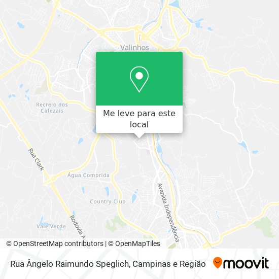 Rua Ângelo Raimundo Speglich mapa