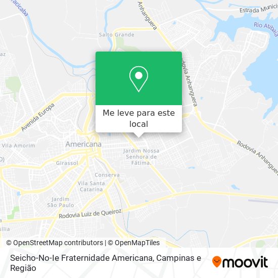 Seicho-No-Ie Fraternidade Americana mapa