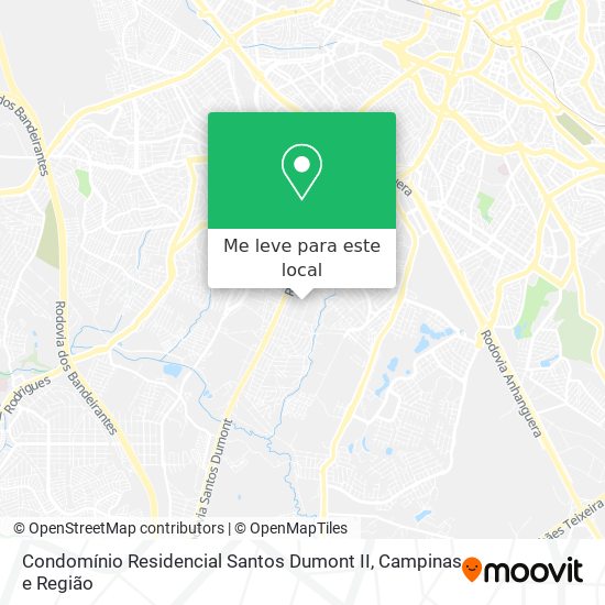 Condomínio Residencial Santos Dumont II mapa