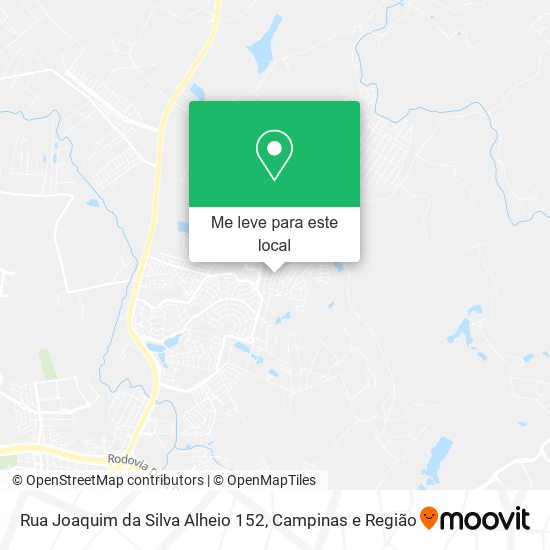 Rua Joaquim da Silva Alheio 152 mapa