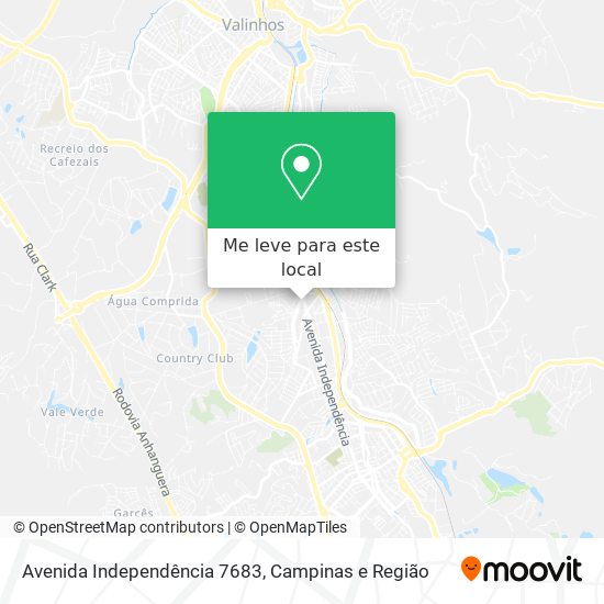 Avenida Independência 7683 mapa
