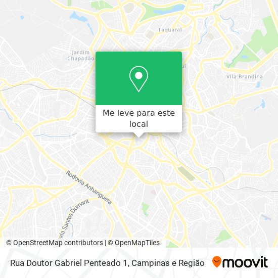Rua Doutor Gabriel Penteado 1 mapa