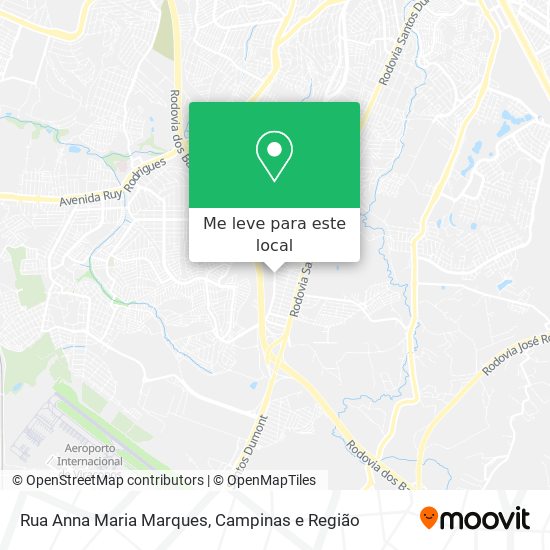 Rua Anna Maria Marques mapa
