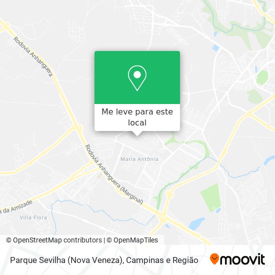 Parque Sevilha (Nova Veneza) mapa