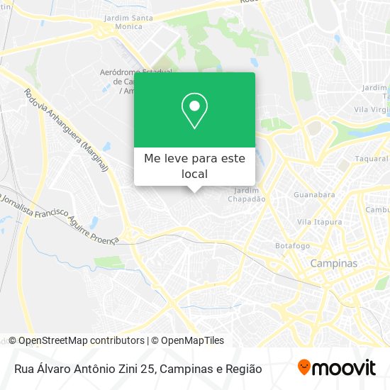 Rua Álvaro Antônio Zini 25 mapa