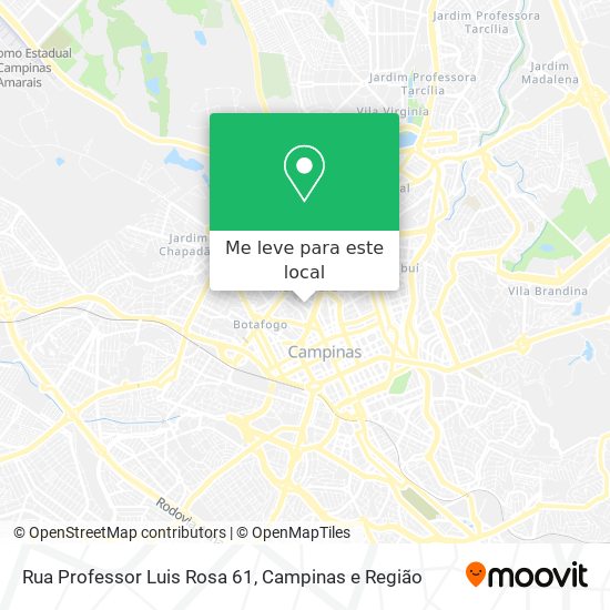 Rua Professor Luis Rosa 61 mapa