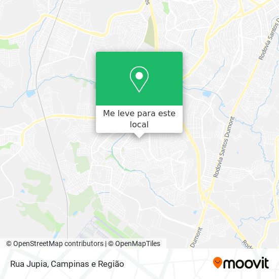 Rua Jupia mapa