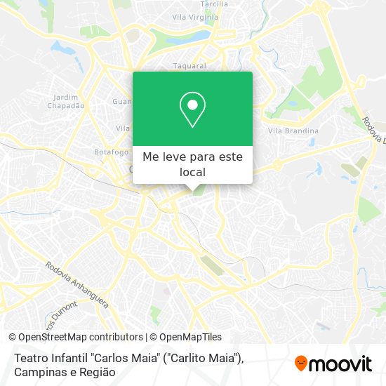 Teatro Infantil "Carlos Maia" ("Carlito Maia") mapa