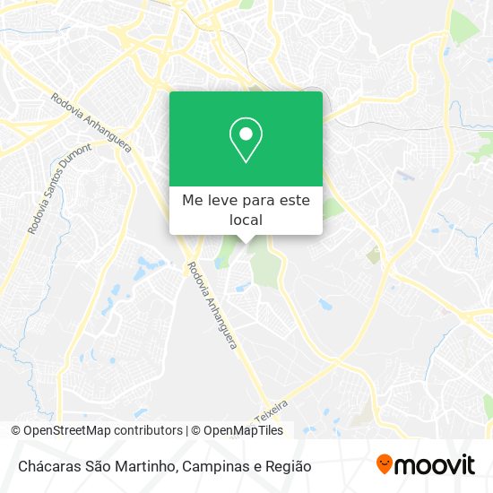 Chácaras São Martinho mapa