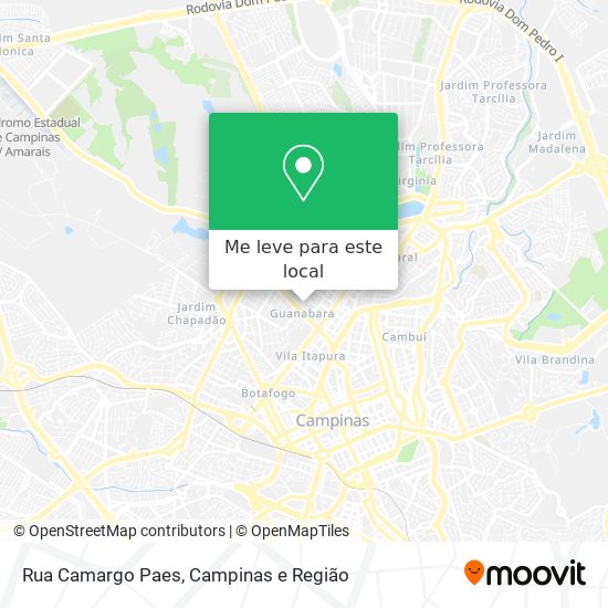 Rua Camargo Paes mapa