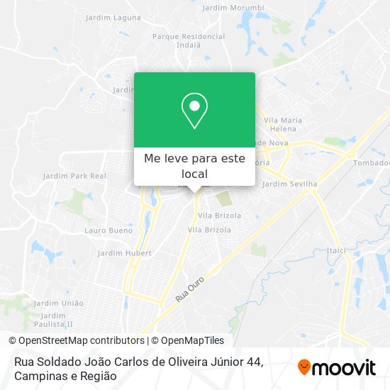 Rua Soldado João Carlos de Oliveira Júnior 44 mapa