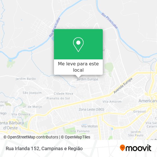 Rua Irlanda 152 mapa