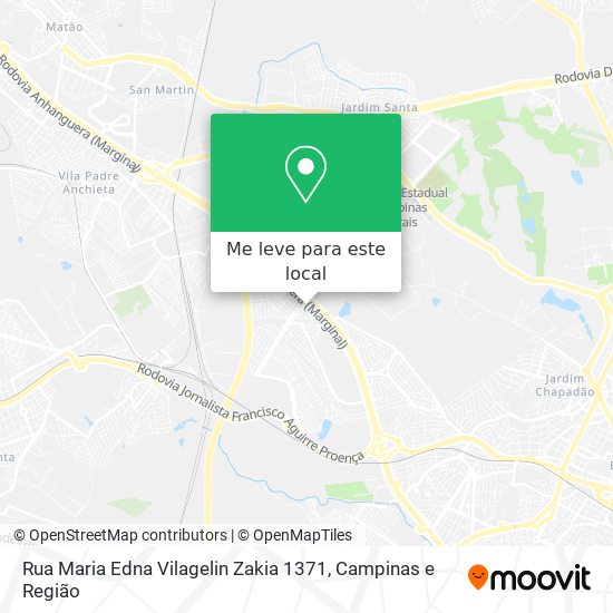 Rua Maria Edna Vilagelin Zakia 1371 mapa