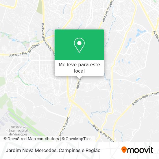 Jardim Nova Mercedes mapa