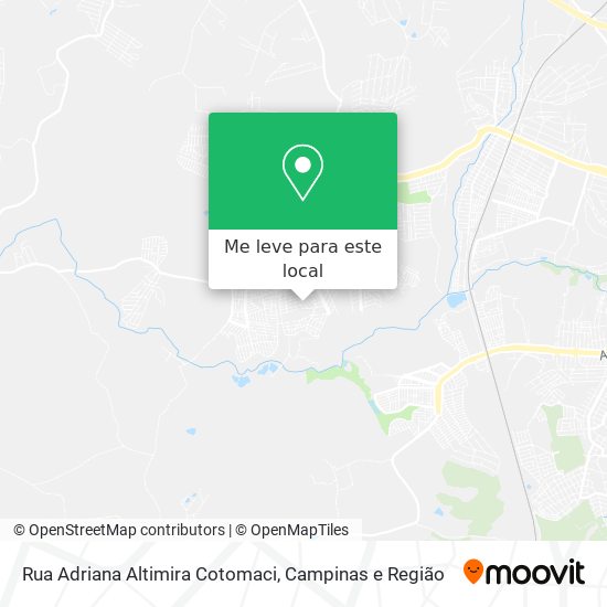 Rua Adriana Altimira Cotomaci mapa