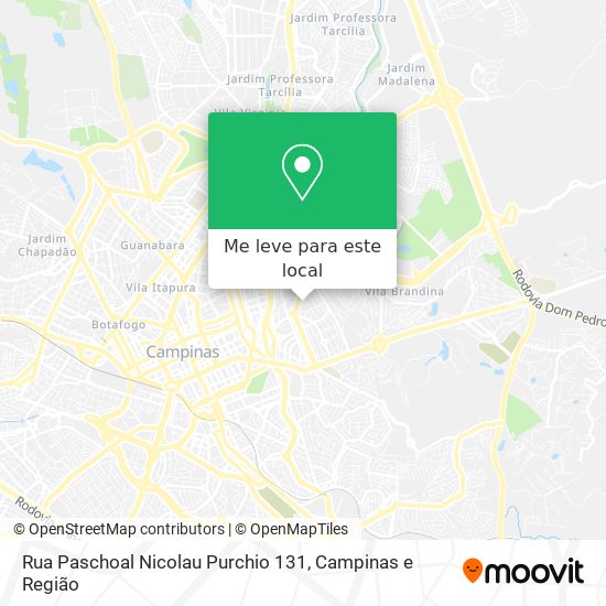 Rua Paschoal Nicolau Purchio 131 mapa