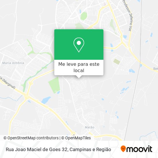 Rua Joao Maciel de Goes 32 mapa
