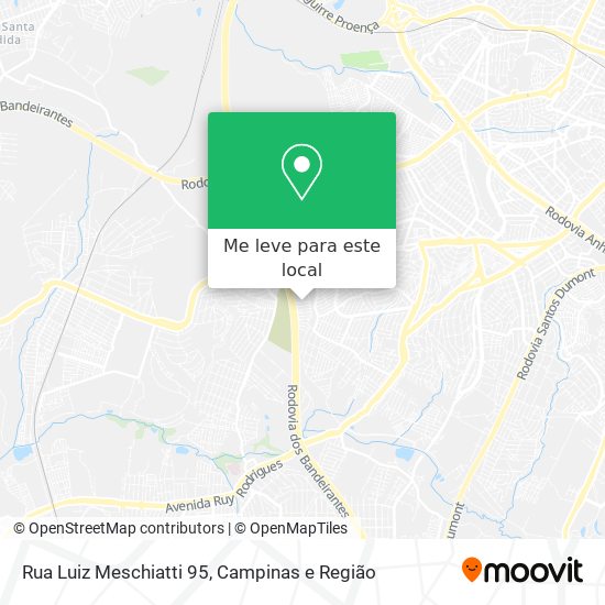 Rua Luiz Meschiatti 95 mapa