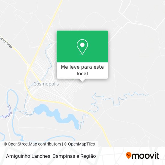 Amiguinho Lanches mapa