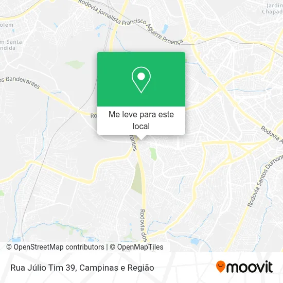 Rua Júlio Tim 39 mapa