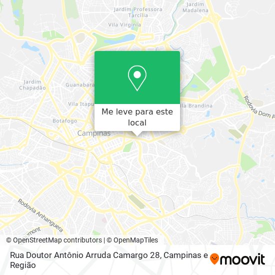 Rua Doutor Antônio Arruda Camargo 28 mapa