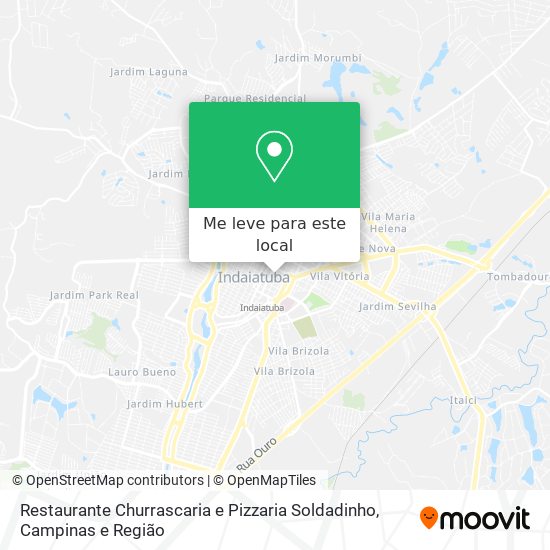 Restaurante Churrascaria e Pizzaria Soldadinho mapa