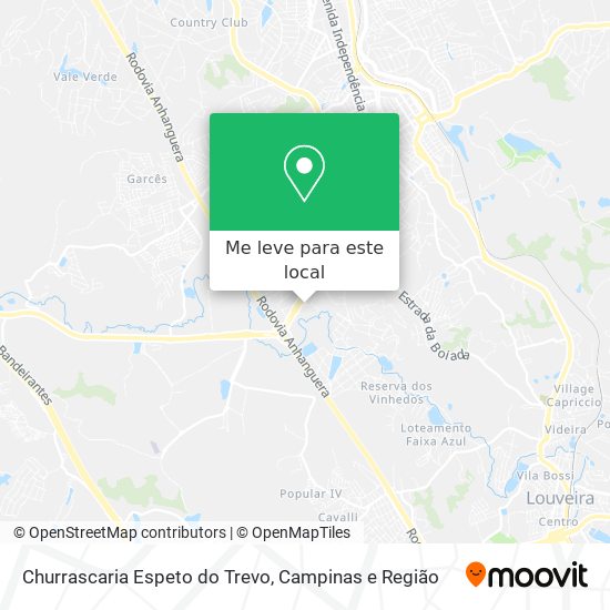 Churrascaria Espeto do Trevo mapa