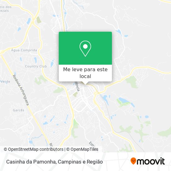 Casinha da Pamonha mapa